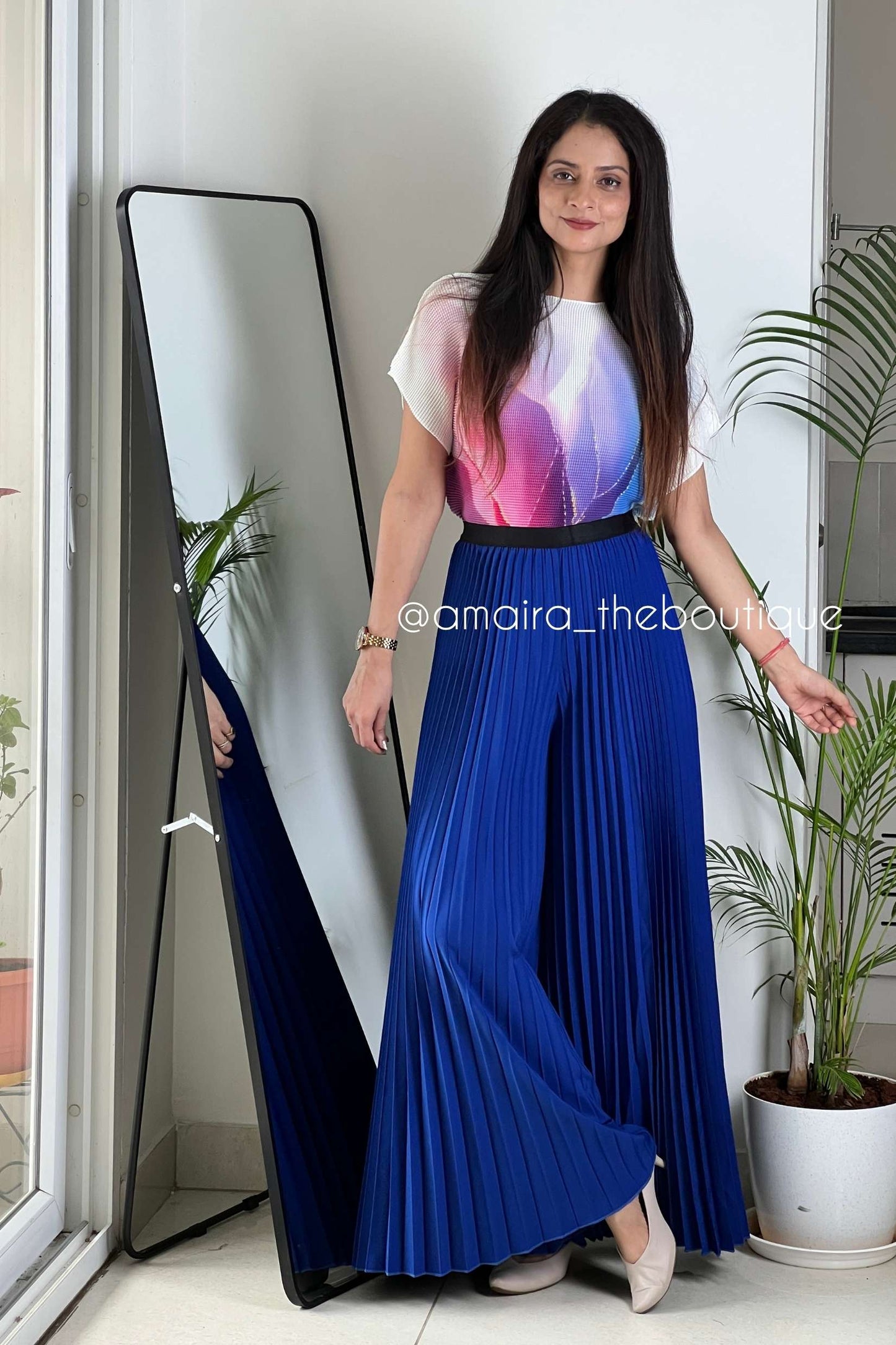 RAINBOW PLEATED CO-ORDS 1