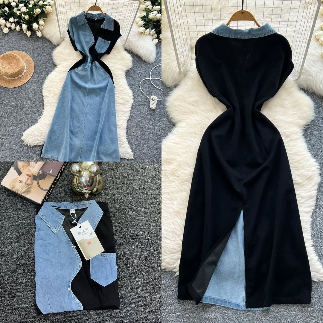 NORA DENIM DRESS