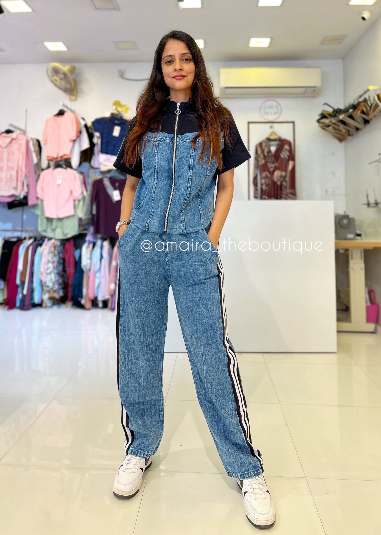 Kate denim co-ord set