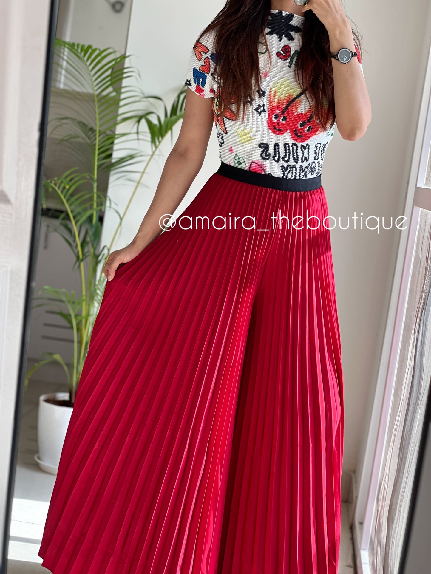 RAINBOW PLEATED CO-ORDS-2
