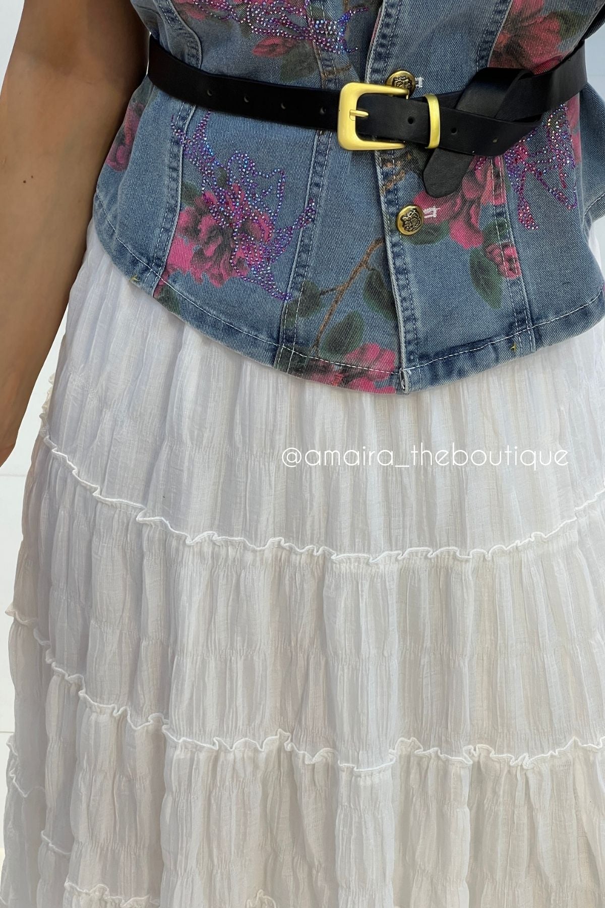DENIM BLOOM COORDS