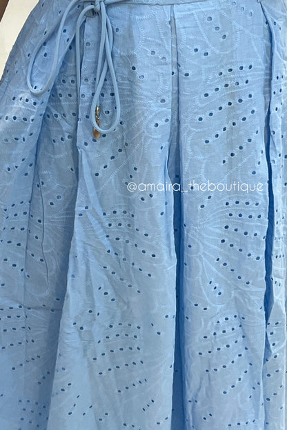 SCHIFFLI SKIRT COORDS