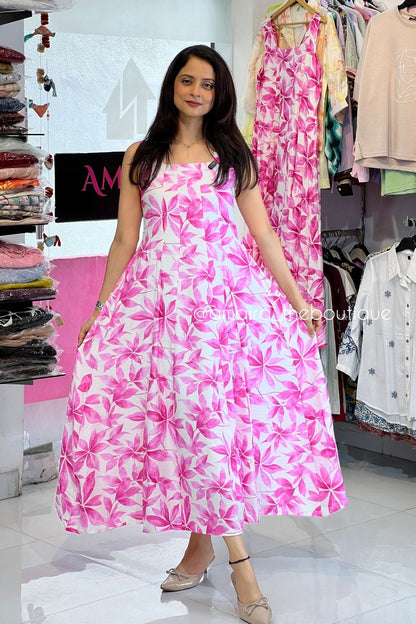 PINK PETAL DRESSES