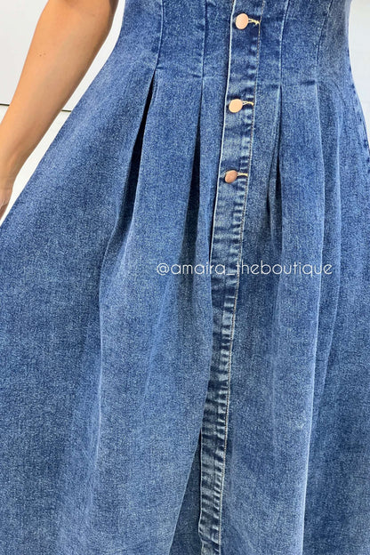 LILA DENIM DRESSES