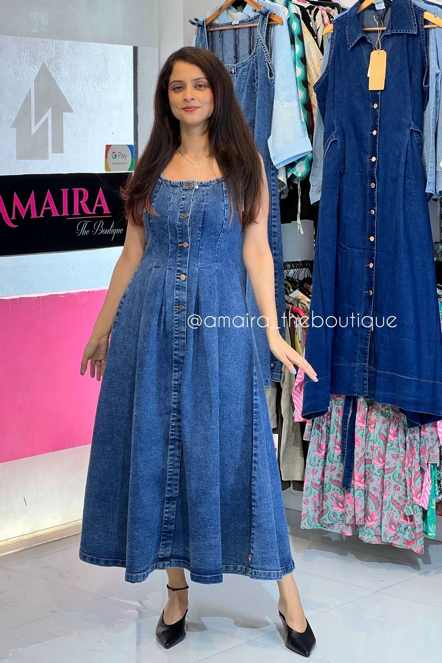 LILA DENIM DRESSES