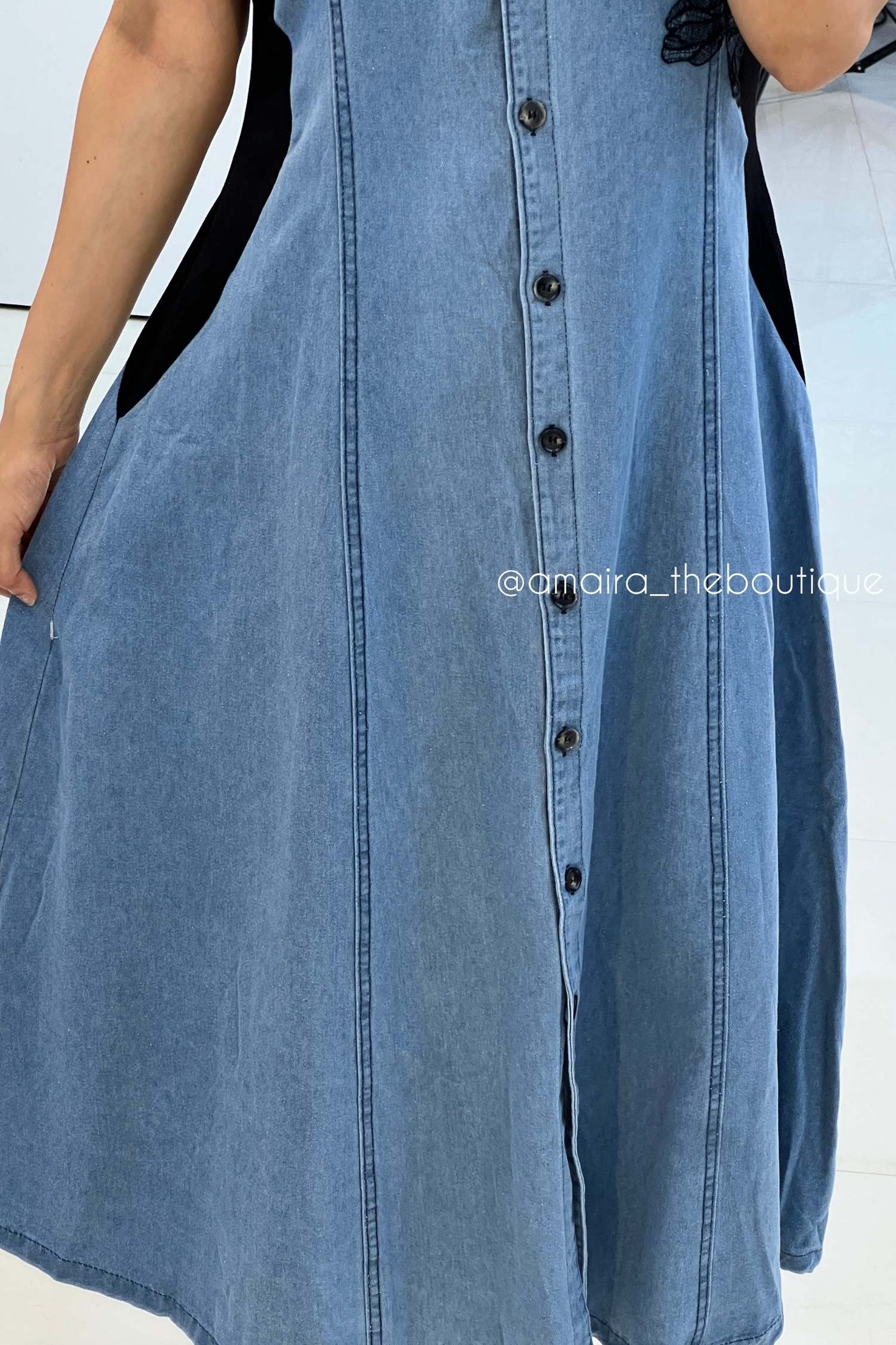 ROMY DENIM DRESSES