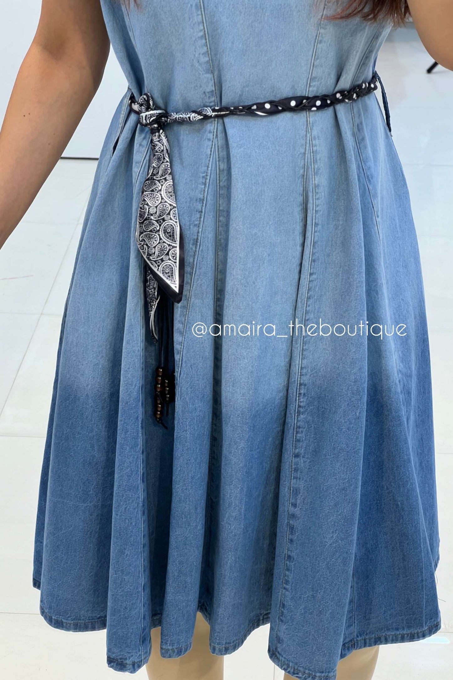 ARIA DENIM DRESS