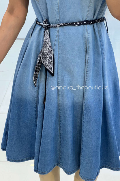 ARIA DENIM DRESS