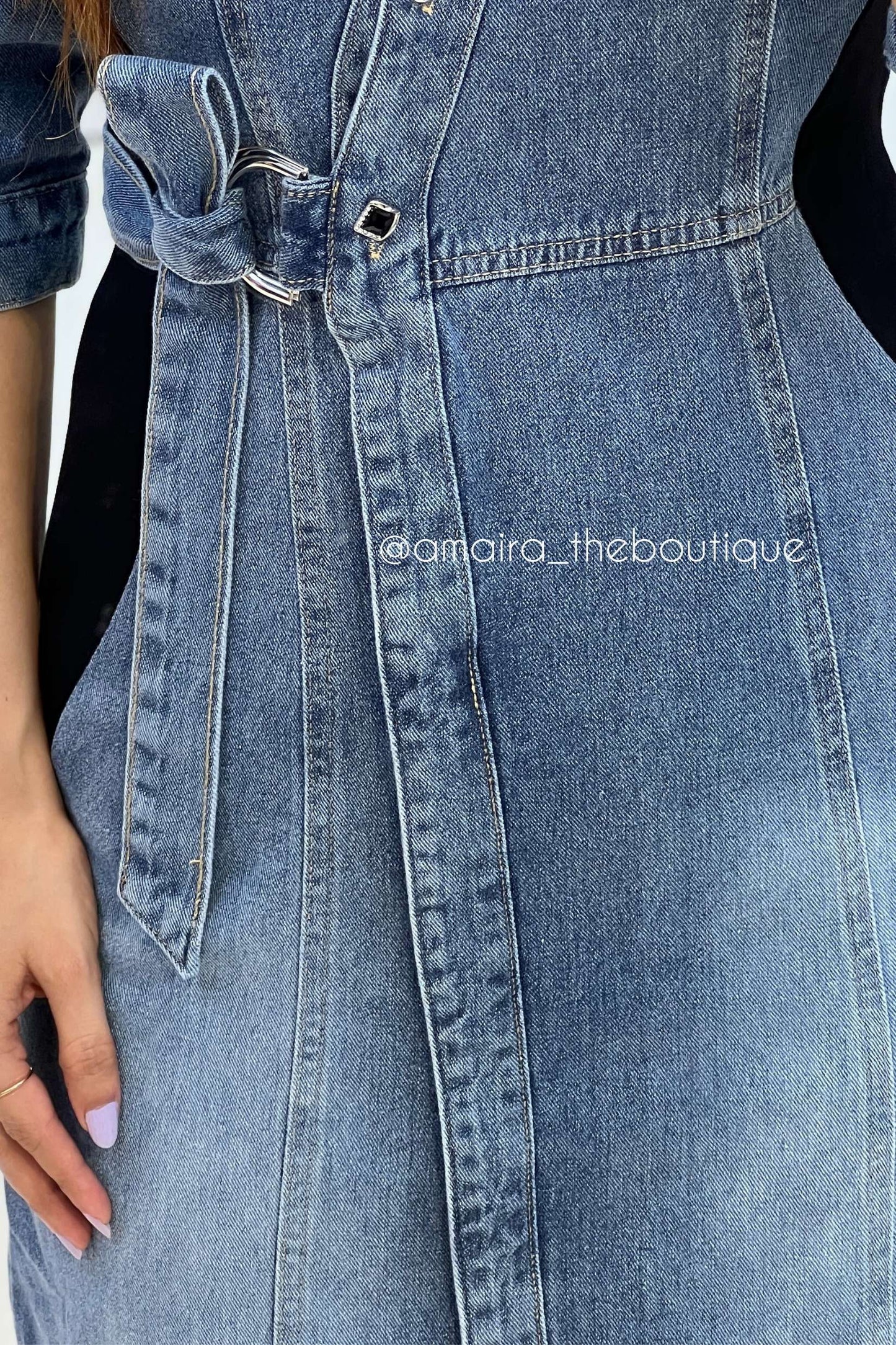 ANNIE DENIM DRESS