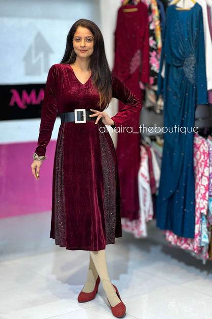 GRACE VELVET DRESSES