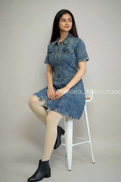 BEBE DENIM DRESS -2