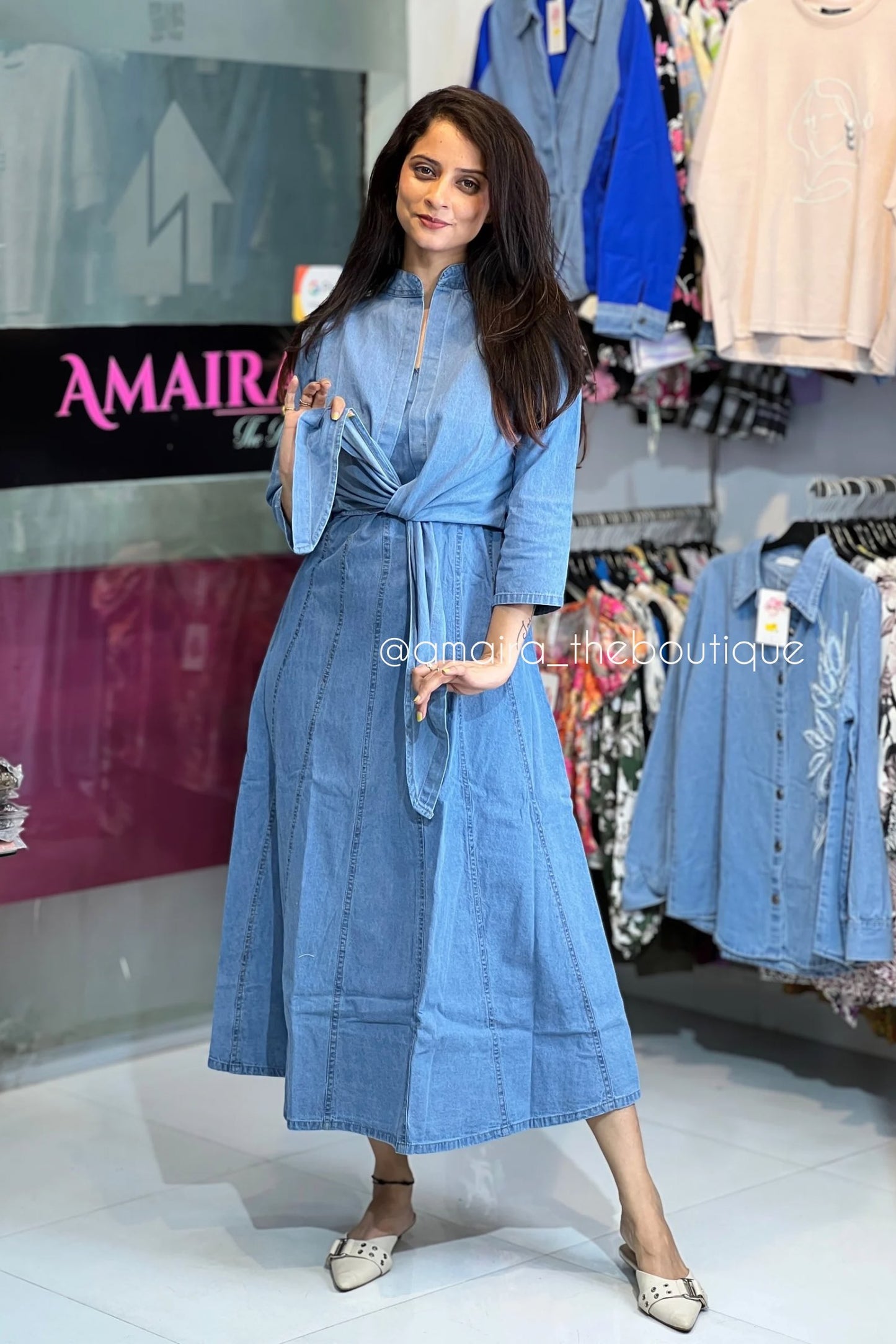 FICO DENIM DRESSES