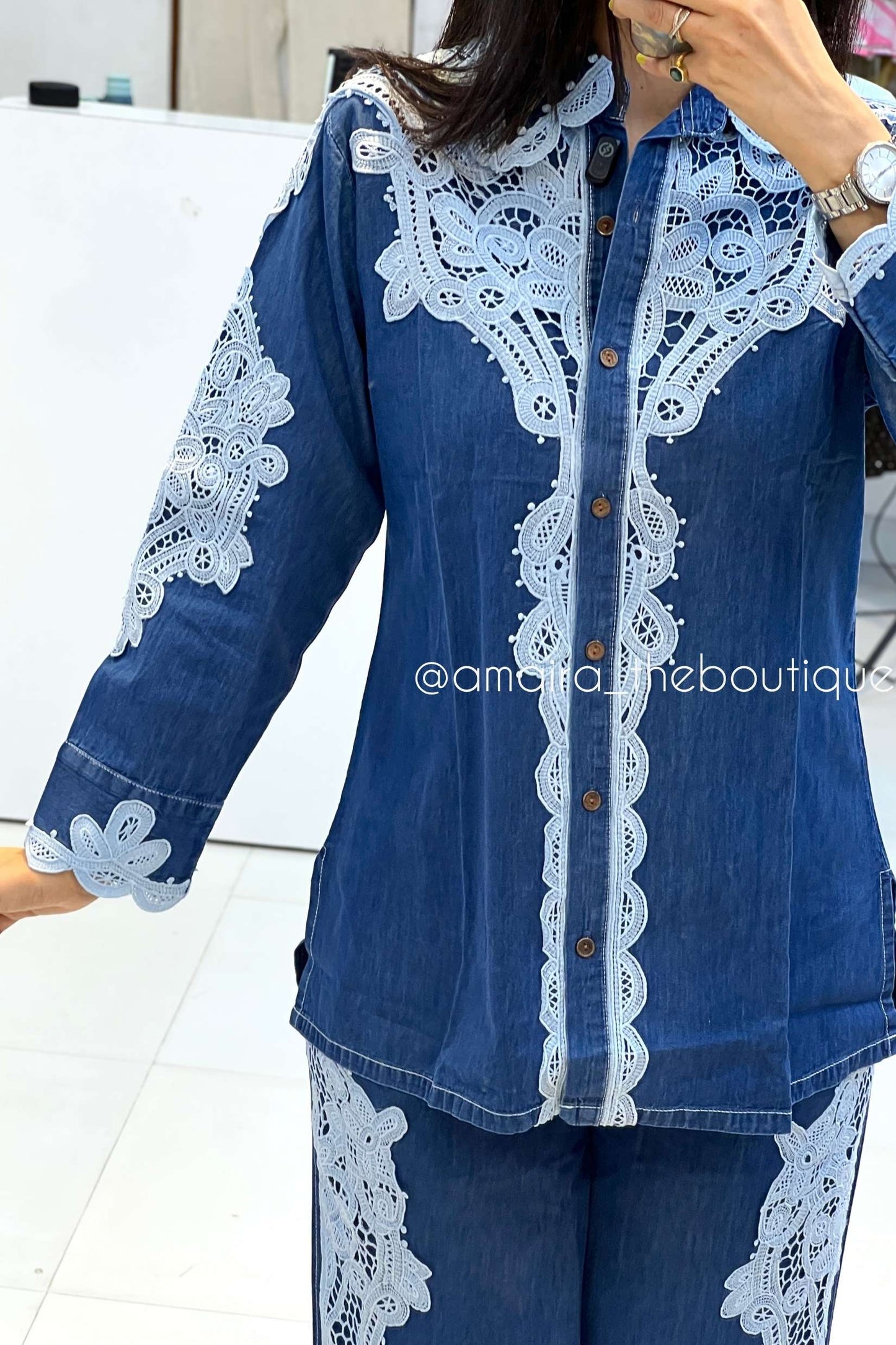 CELESTE DENIM COORDS