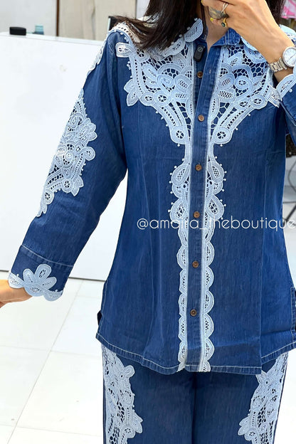 CELESTE DENIM COORDS