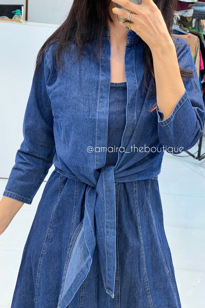 FICO DENIM DRESSES