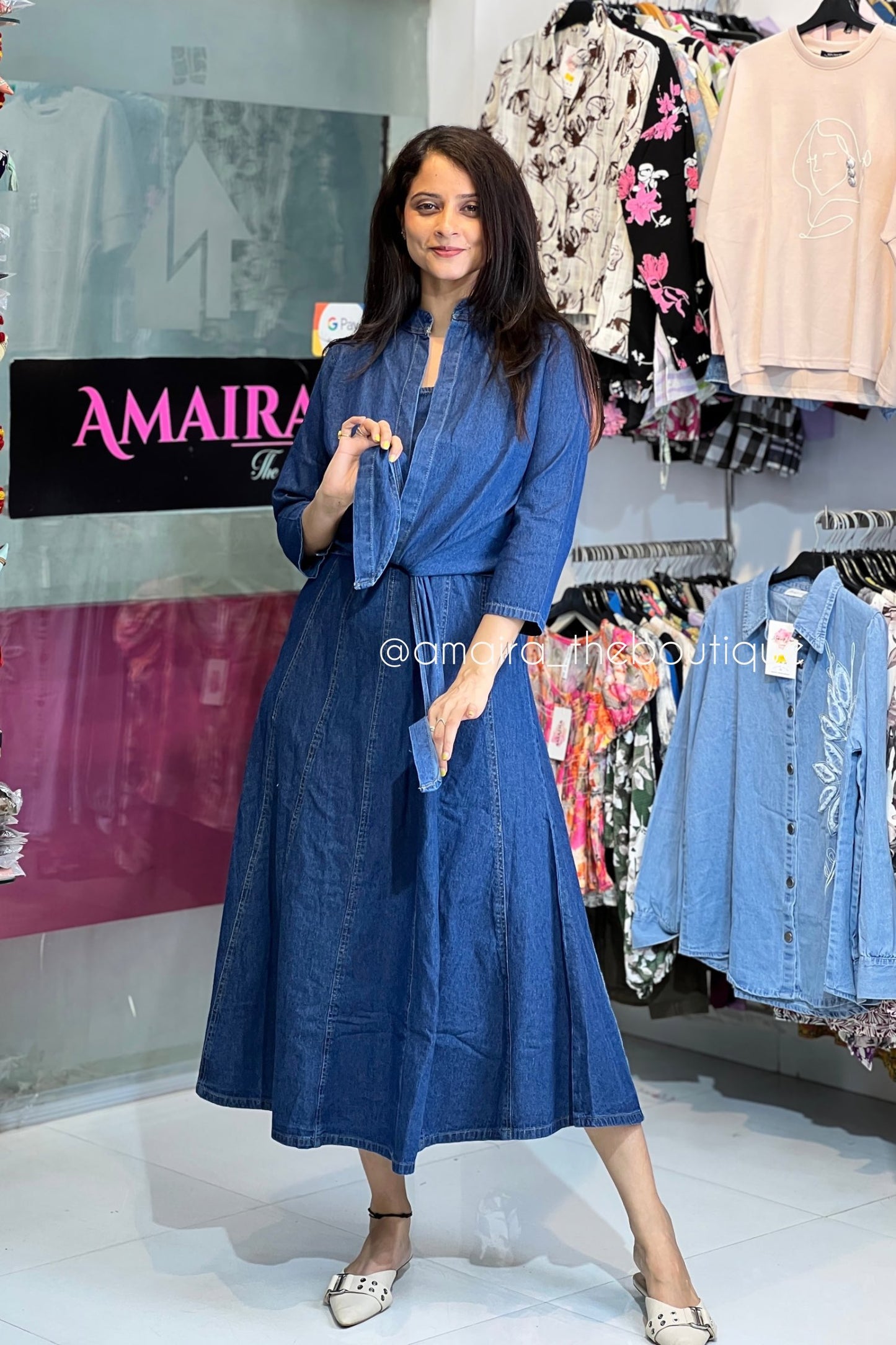 FICO DENIM DRESSES