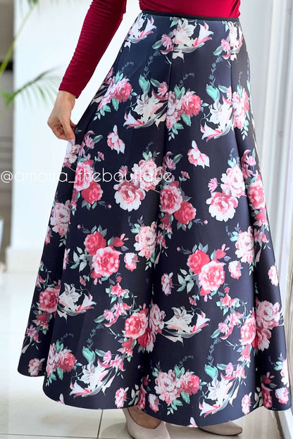 CONNIE LONG SCUBA SKIRTS