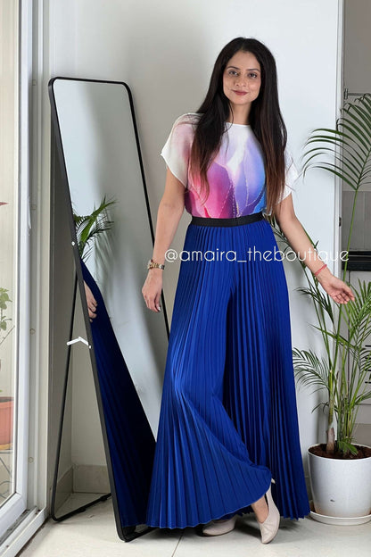 RAINBOW PLEATED CO-ORDS 1