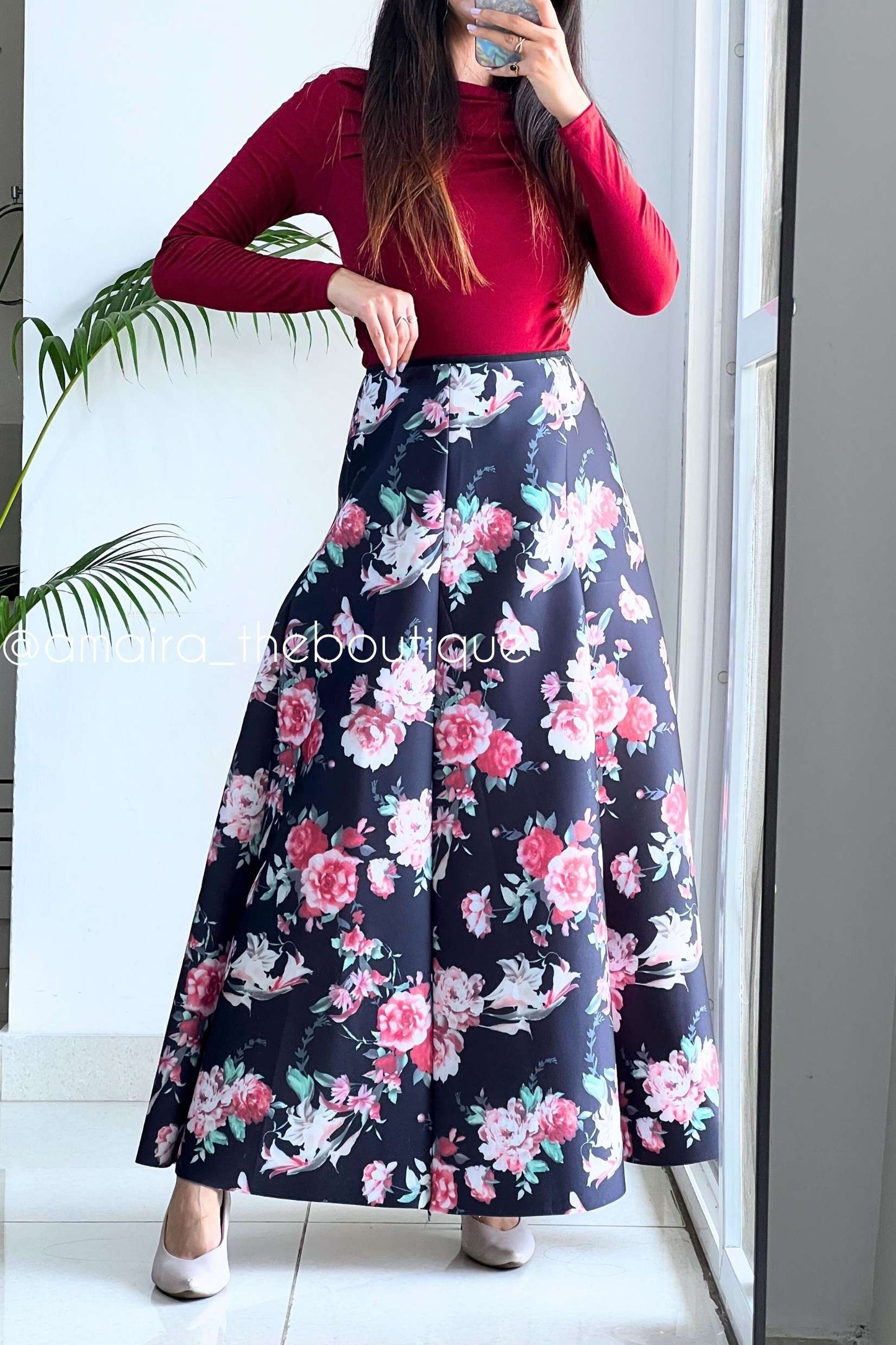 CONNIE LONG SCUBA SKIRTS