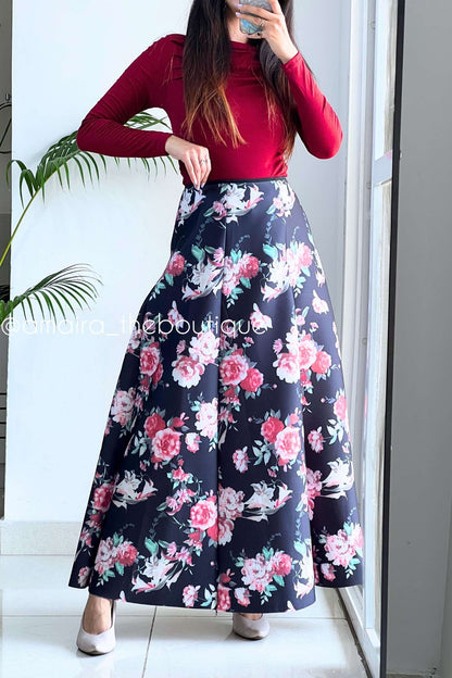 CONNIE LONG SCUBA SKIRTS