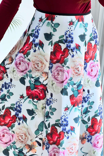 CONNIE LONG SCUBA SKIRTS