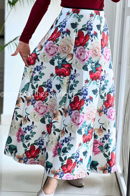 CONNIE LONG SCUBA SKIRTS