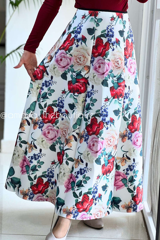 CONNIE LONG SCUBA SKIRTS