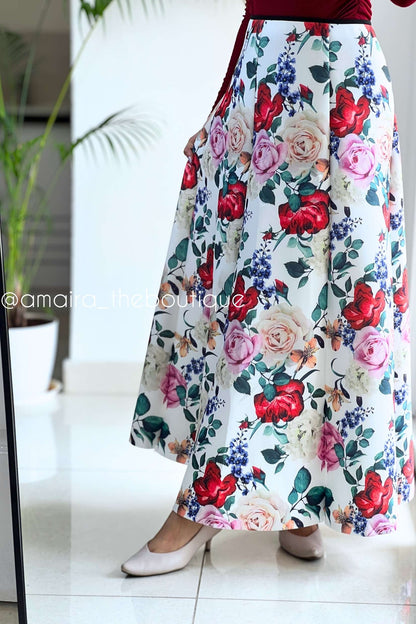 CONNIE LONG SCUBA SKIRTS