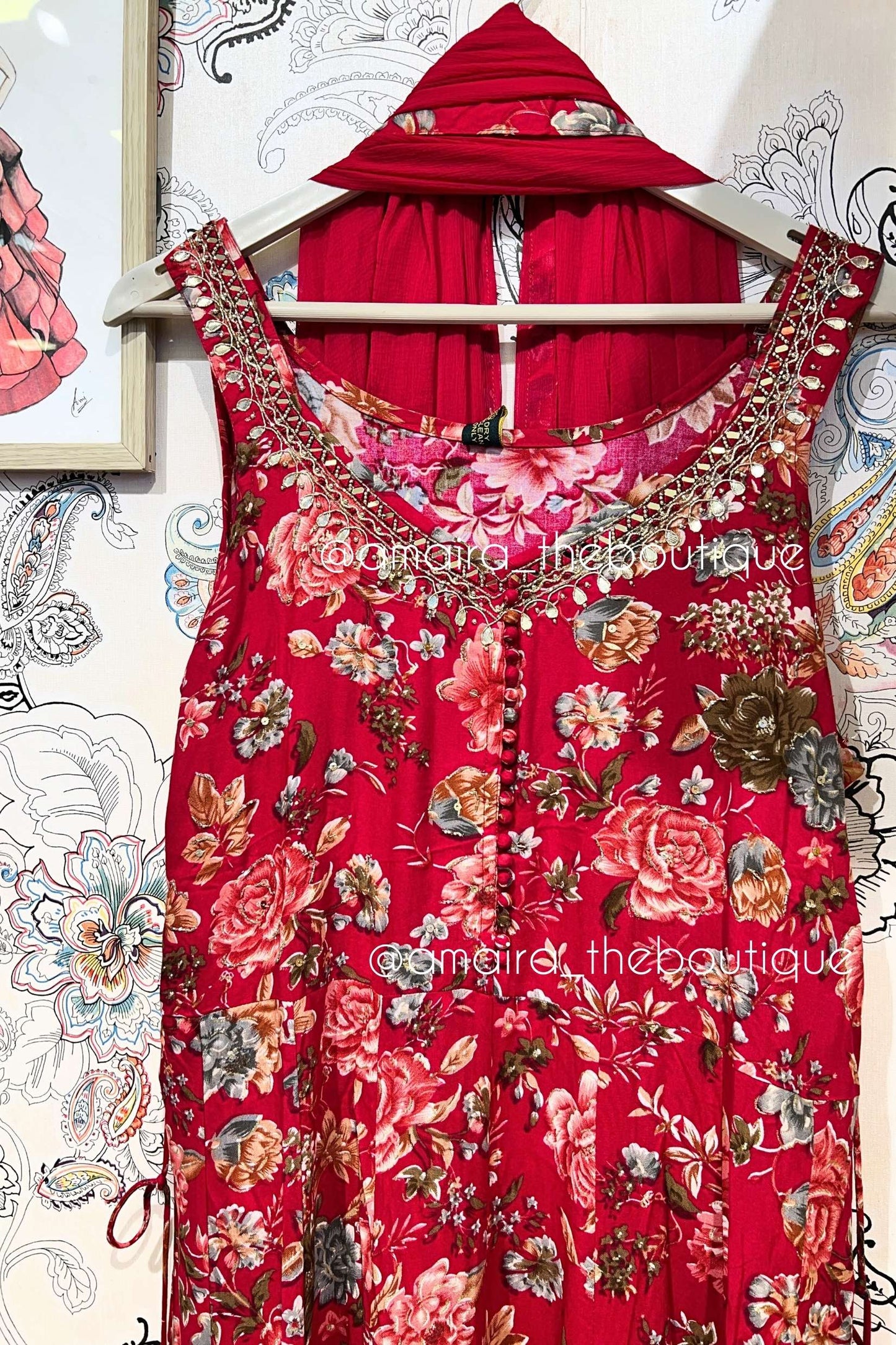 LATIKA ANARKALI SET