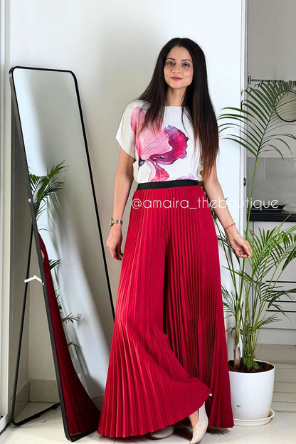 RAINBOW PLEATED CO-ORDS 2