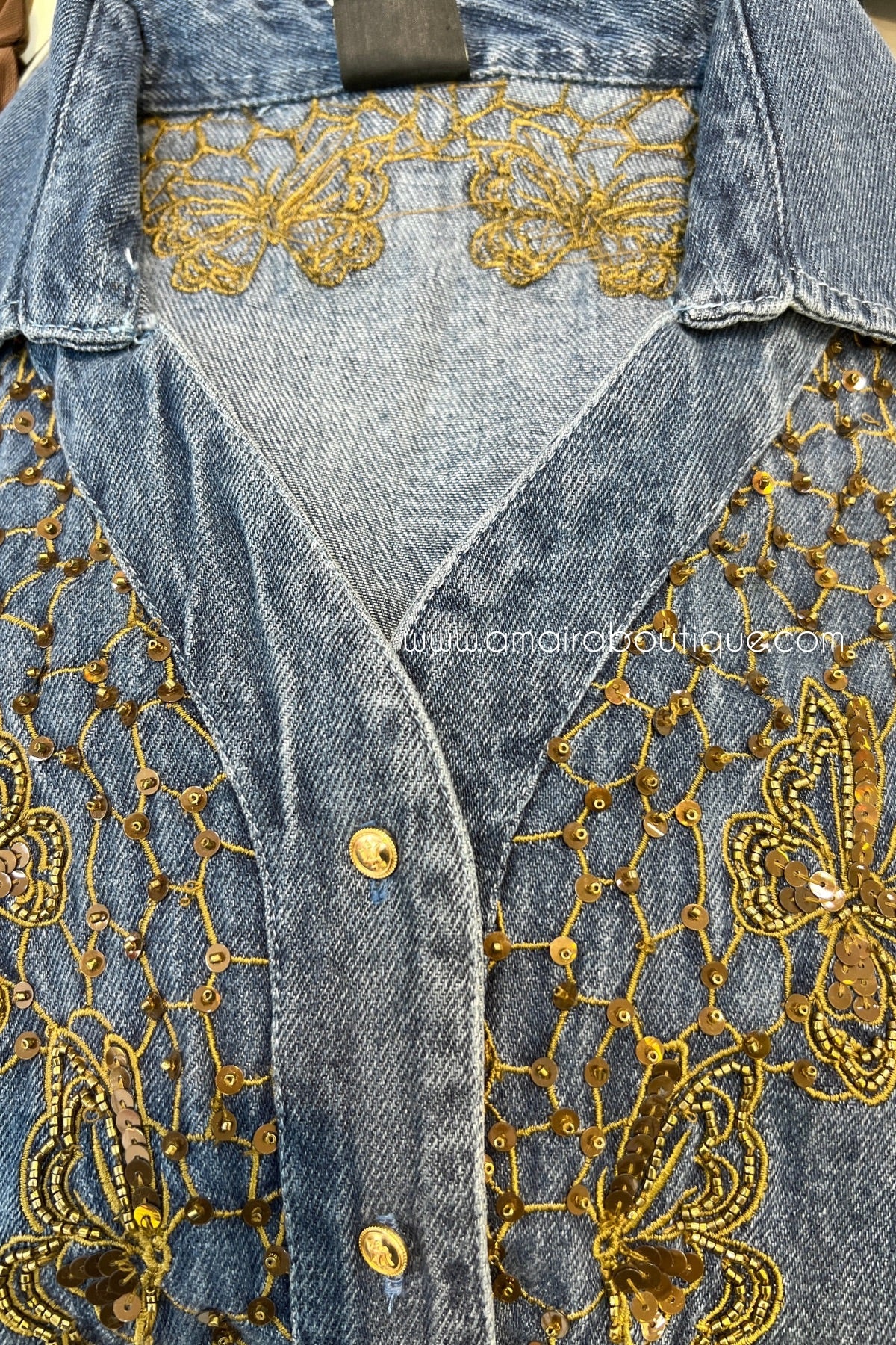 BUTTERFLY DENIM DRESSES