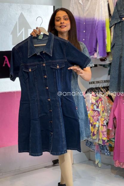 BEBE DENIM DRESS -2