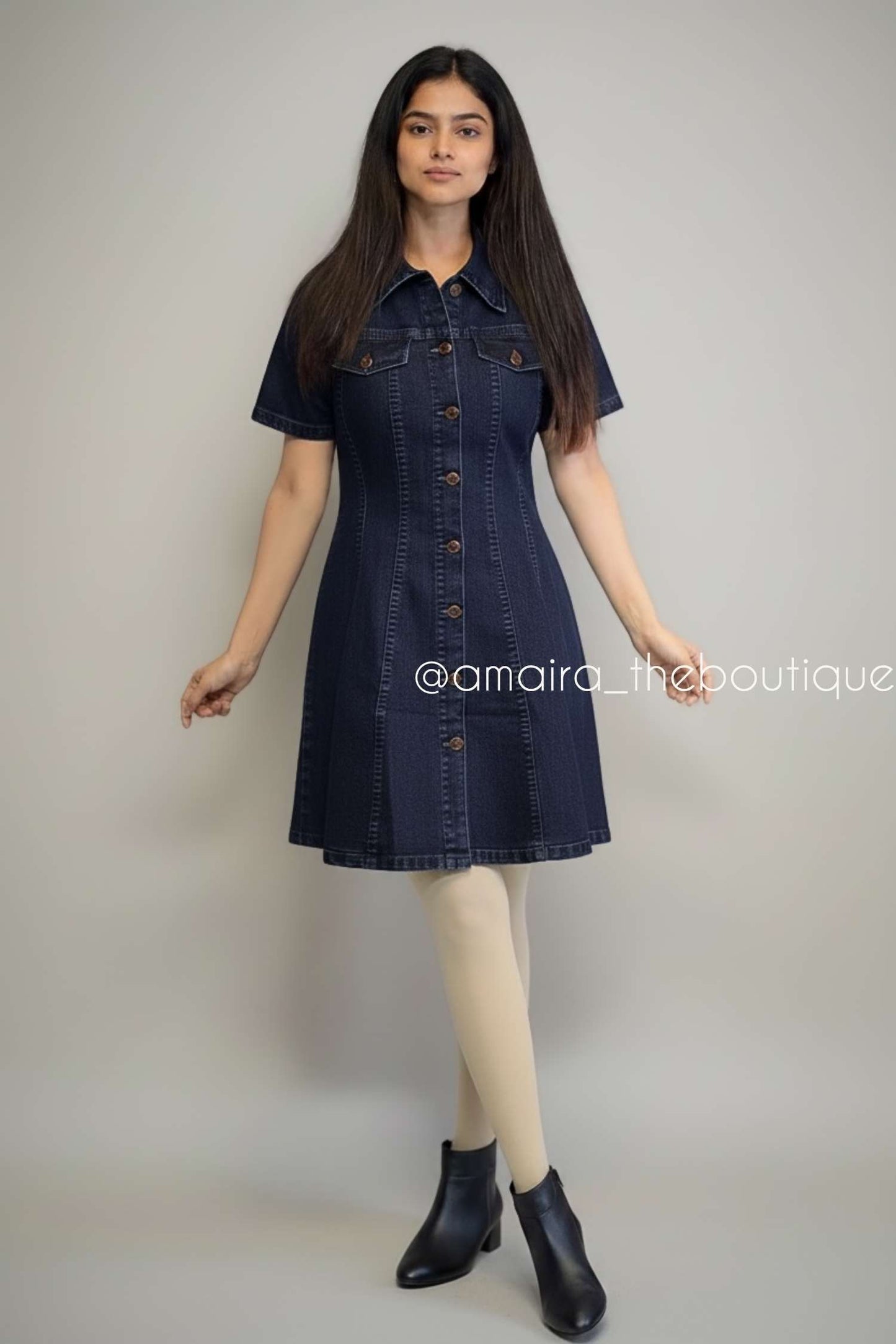 BEBE DENIM DRESS -2