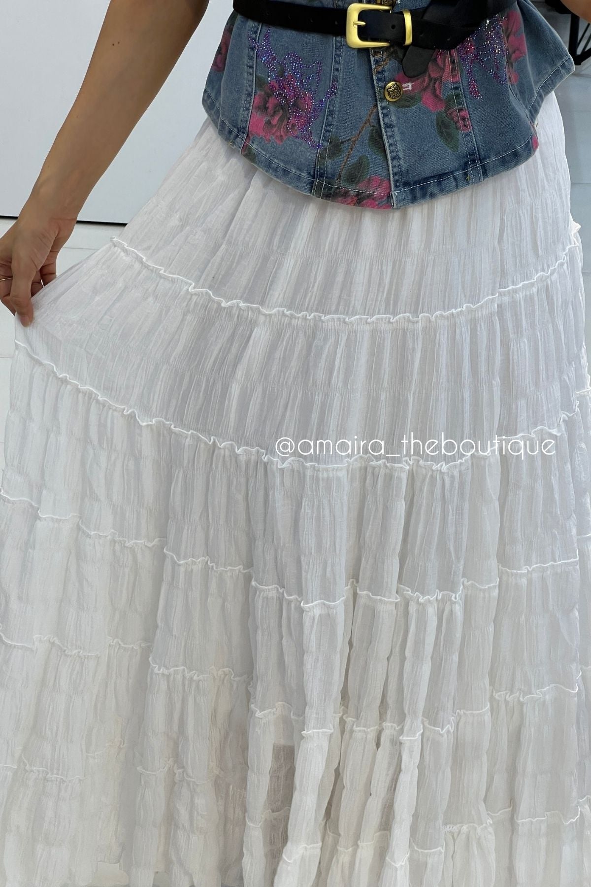 DENIM BLOOM COORDS