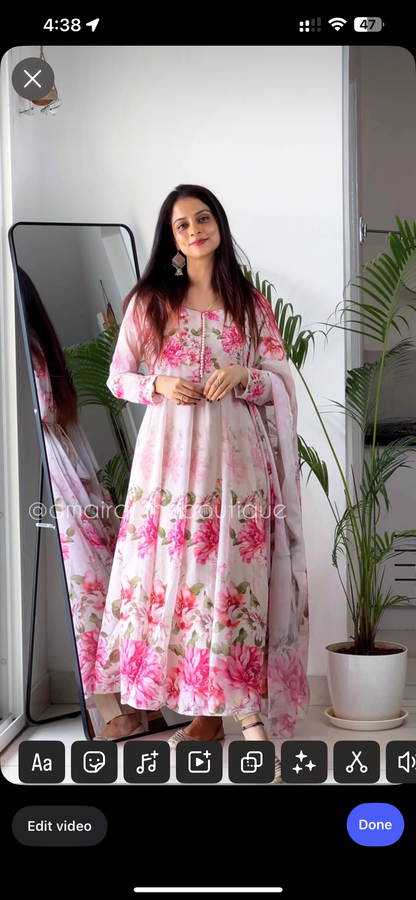 ZOYA ANARKALI SET