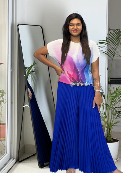 RAINBOW PLEATED CO-ORDS 1