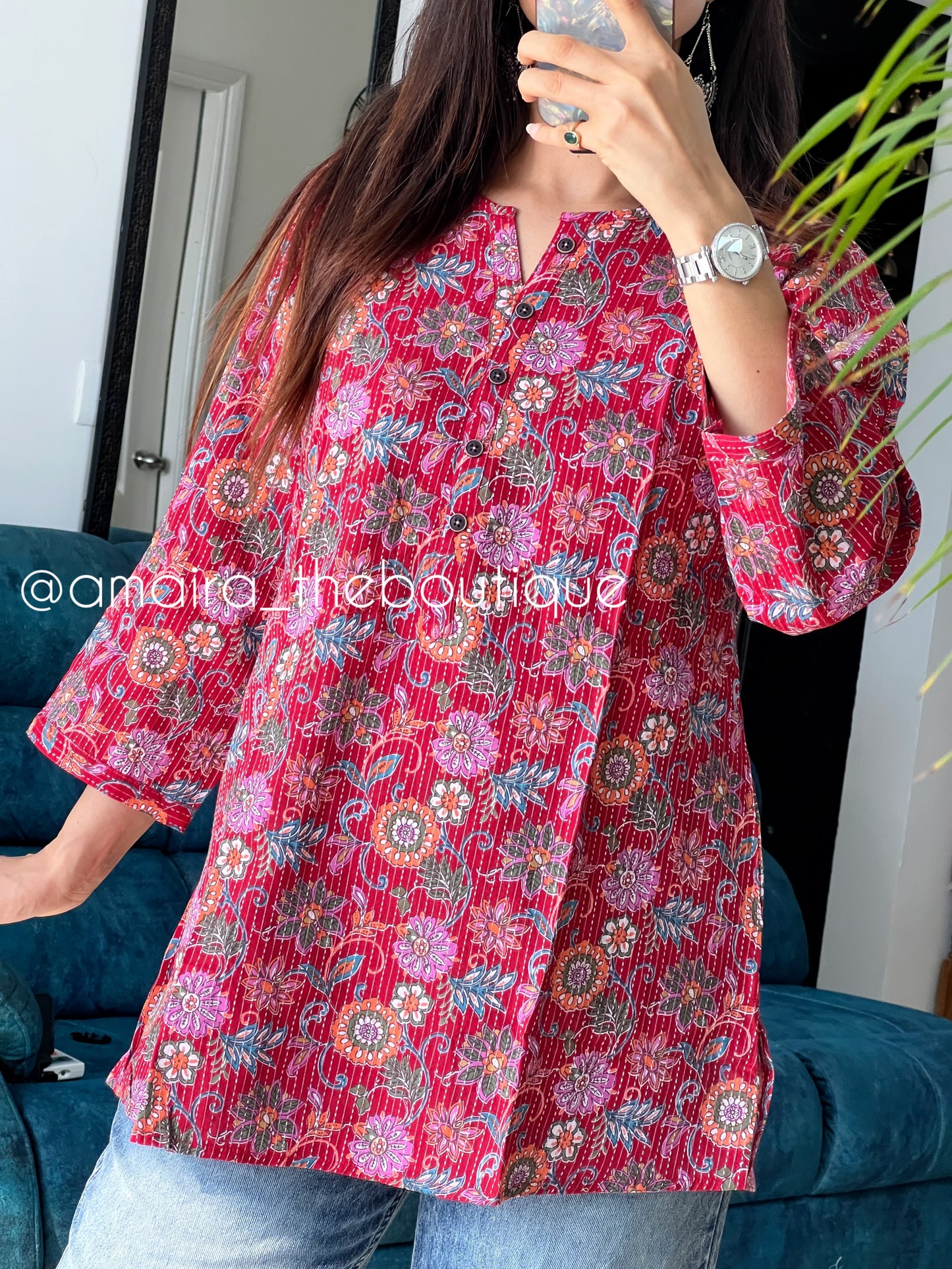 COTTON SHORT KURTIS
