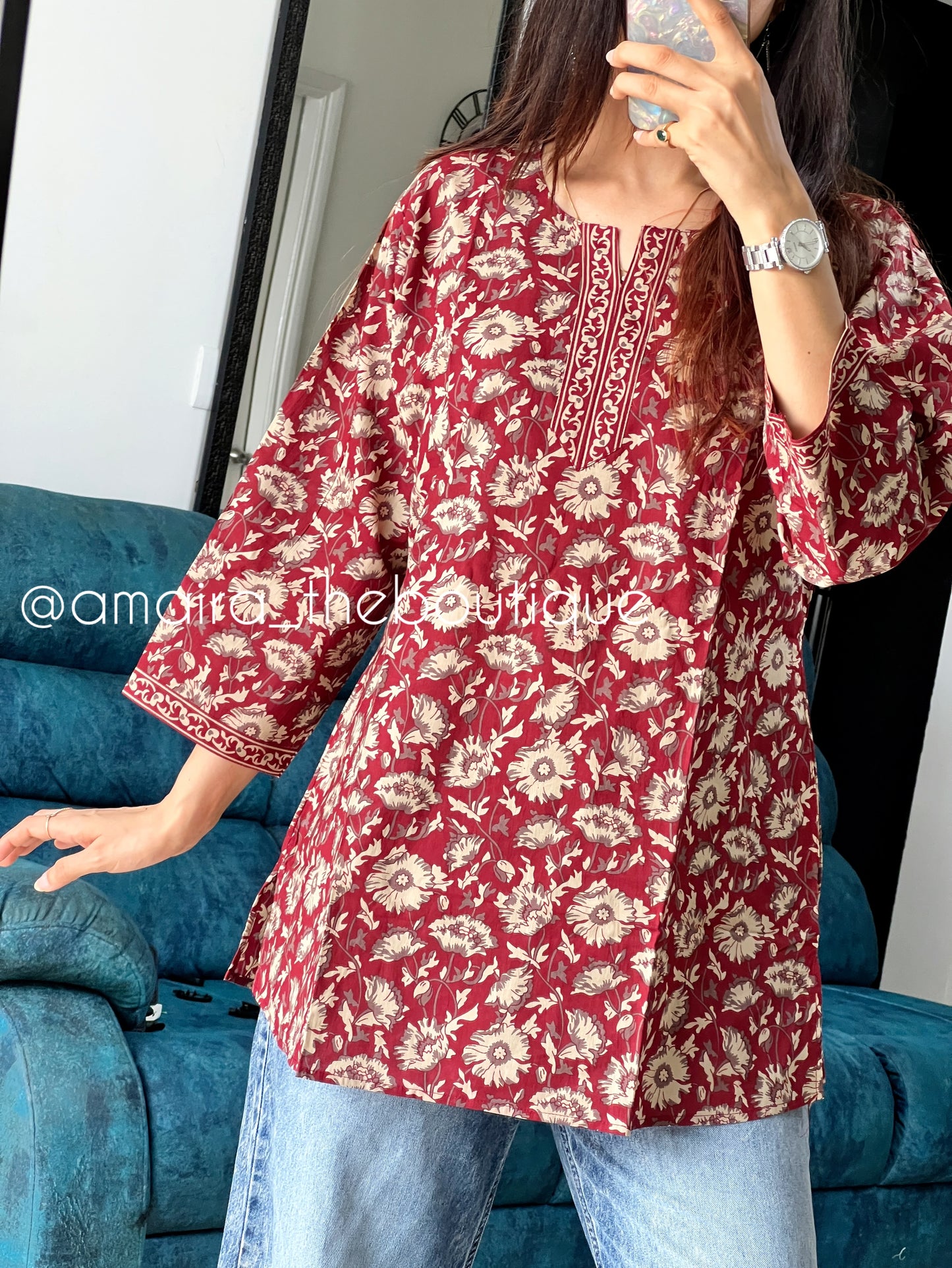 COTTON SHORT KURTIS