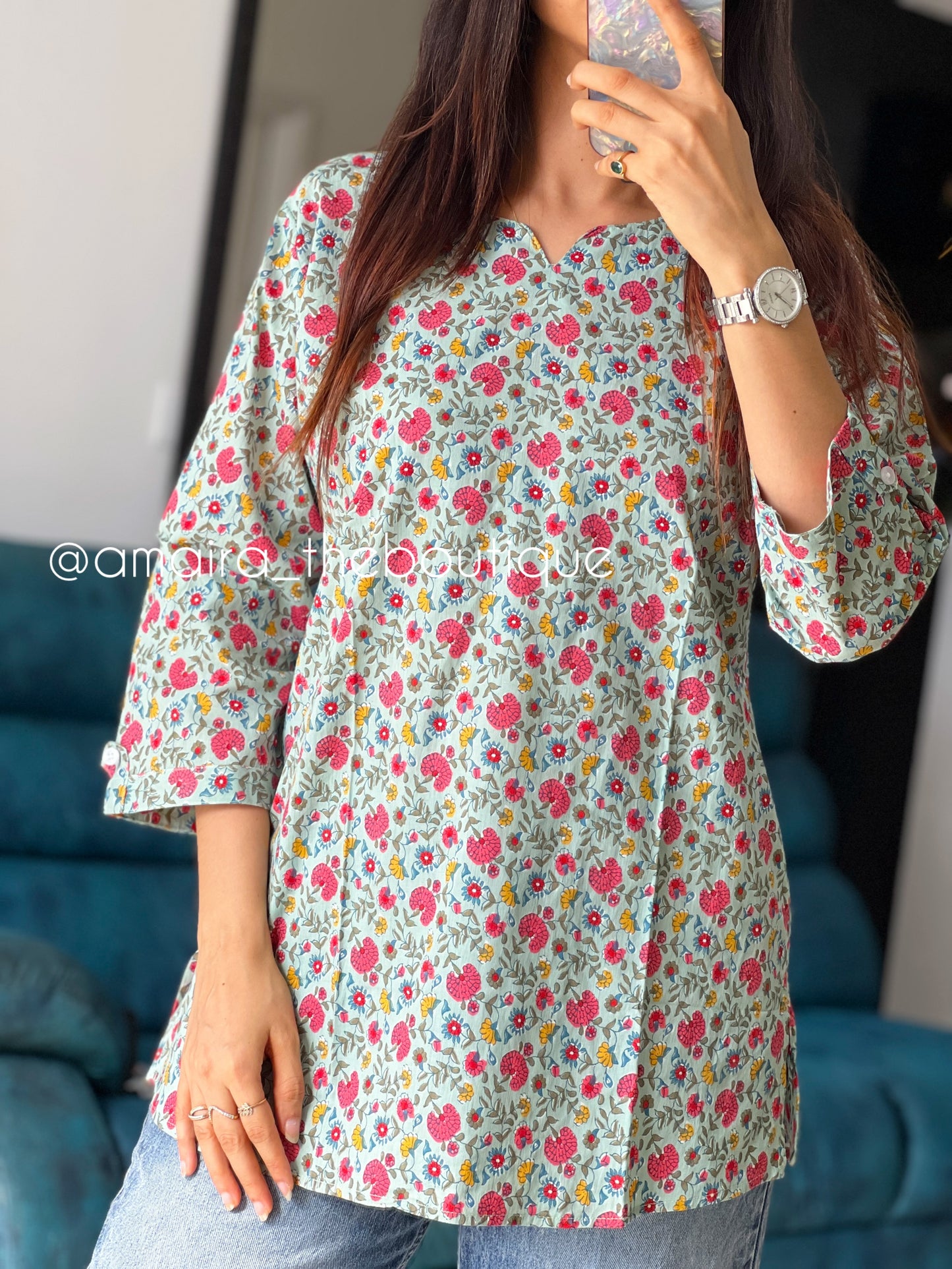 COTTON SHORT KURTIS