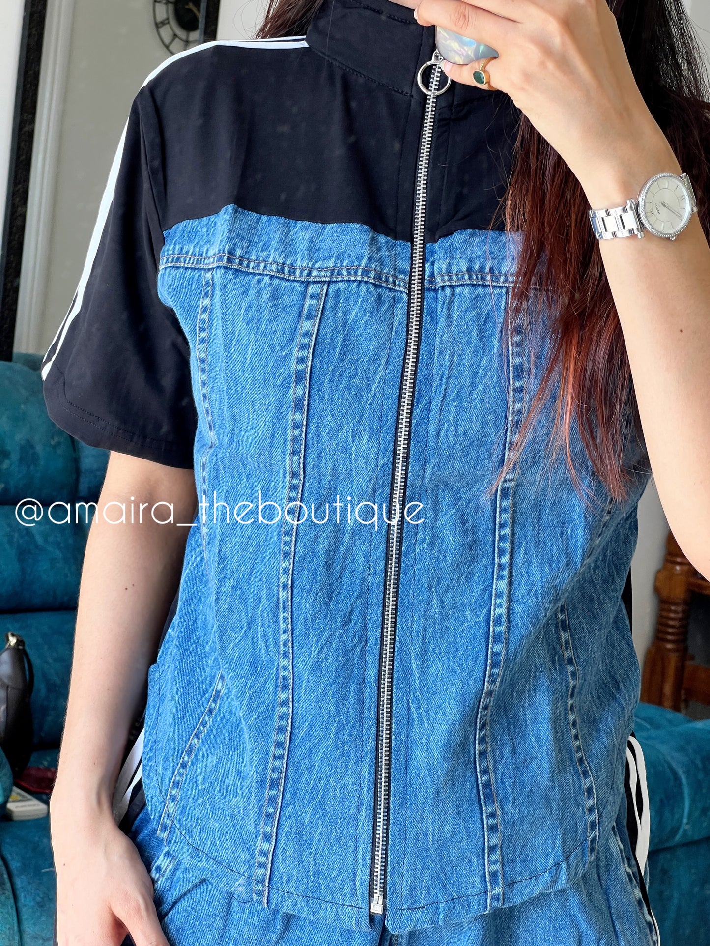 KATE DENIM COORD SET