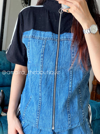 KATE DENIM COORD SET