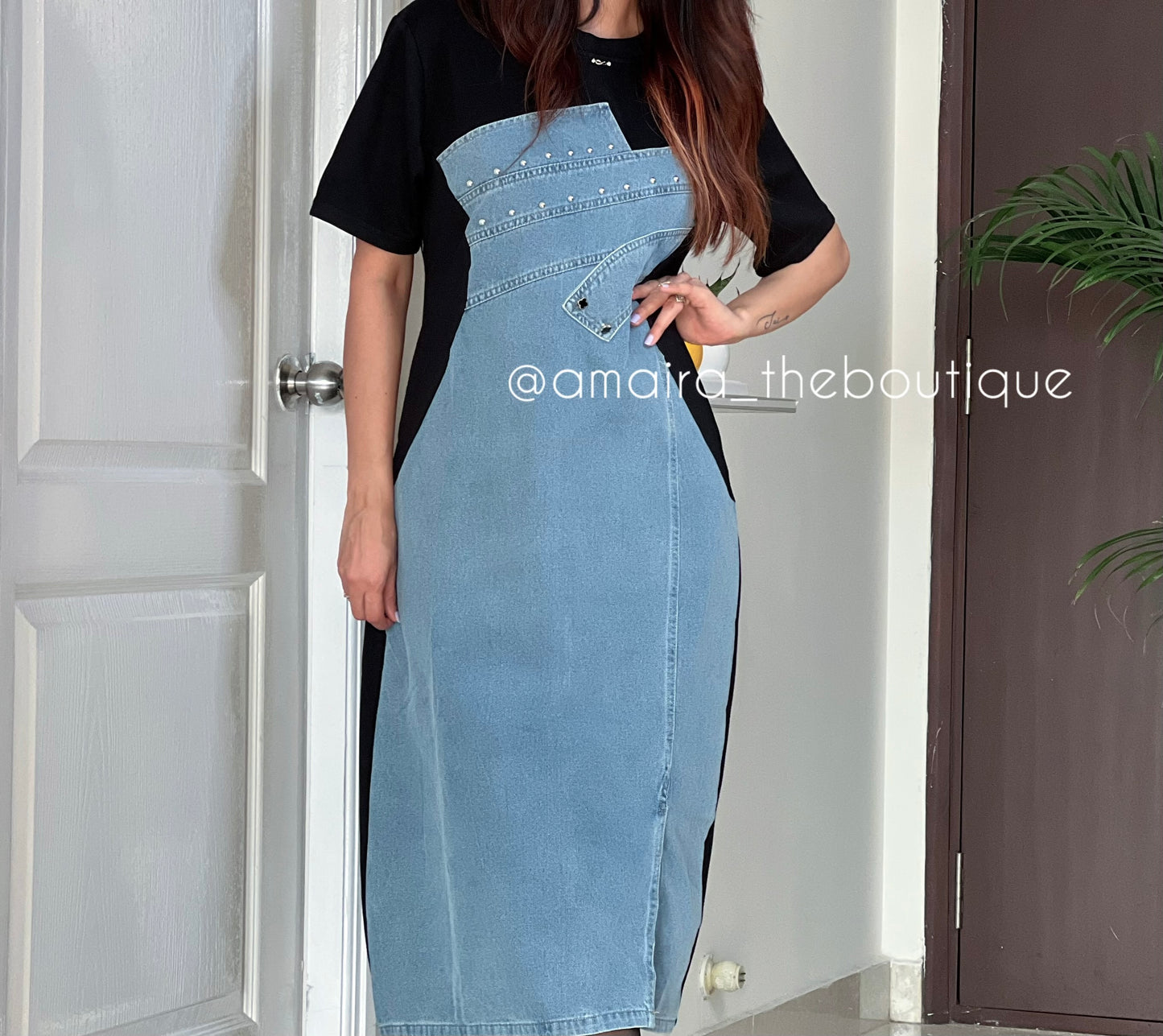 DIANA DENIM DRESS